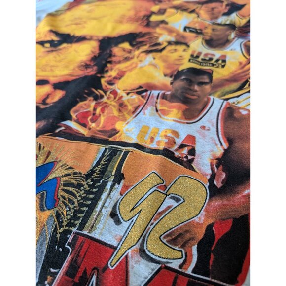 Backstock Co 1992 NBA Dream Team Michael Jordan AOP Graphic T-shirt Size Large - Picture 4 of 9